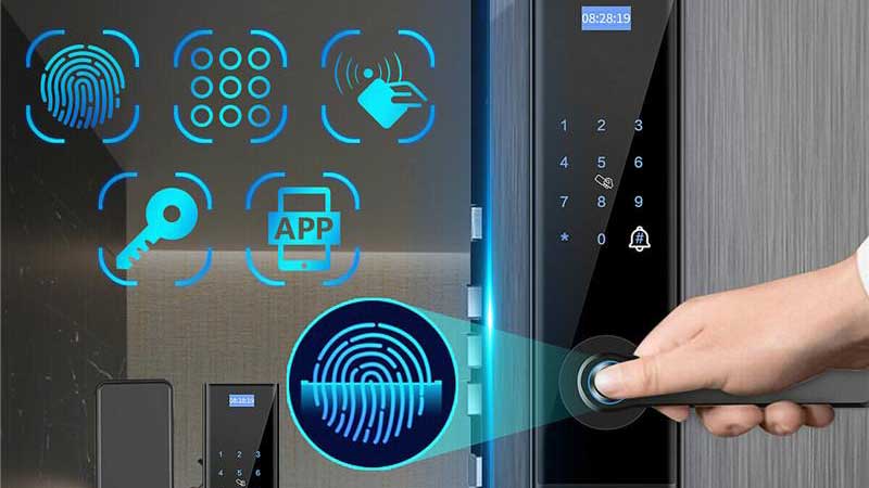 مراحل کارکردن قفل اثر انگشتی